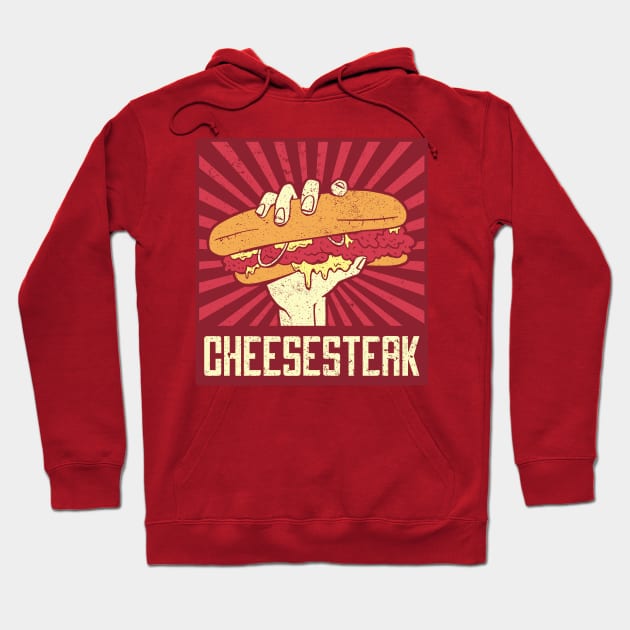 Rising CheeseSteak Sandwich Hoodie by Noveldesigns